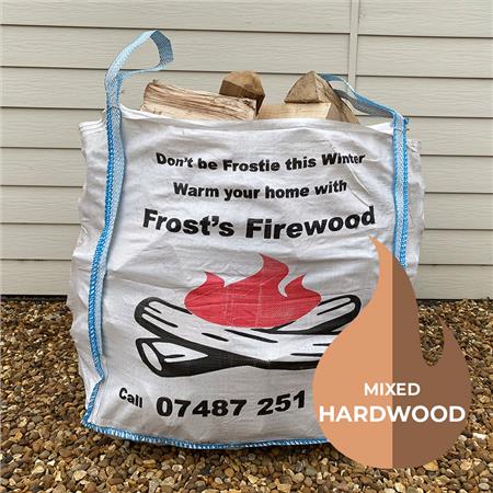Mixed Kiln Dried Hardwood Logs - Standard Bulk Bag 